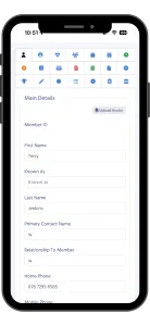 app swimmer details